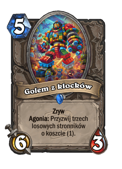 Golem z klocków