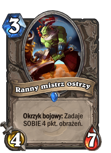 Ranny mistrz ostrzy (Historyczne)