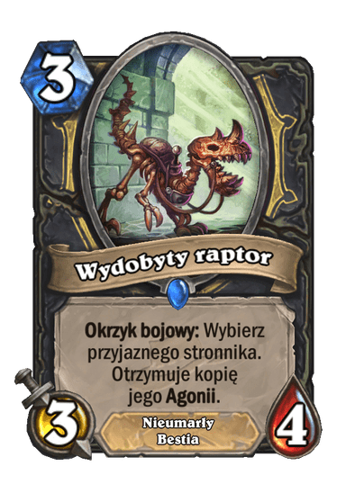 Wydobyty raptor