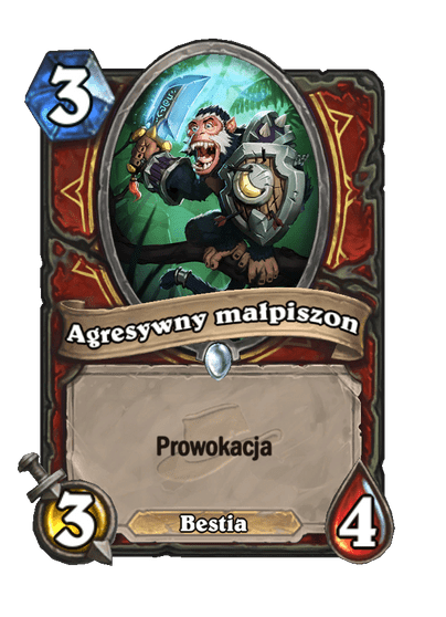 Agresywny małpiszon