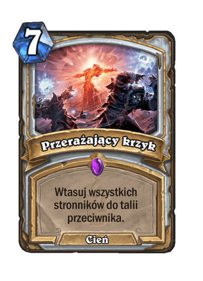 Przerażający krzyk