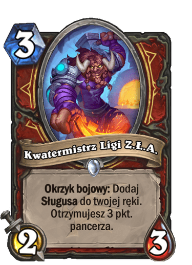 Kwatermistrz Ligi Z.Ł.A.