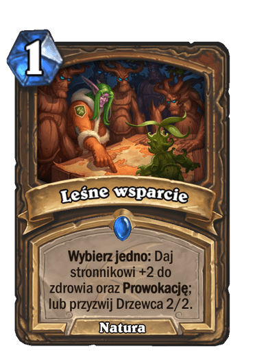 Leśne wsparcie