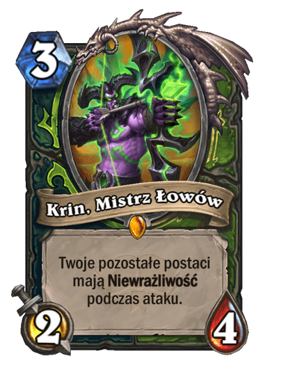 Krin, Mistrz Łowów