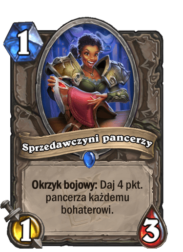 Sprzedawczyni pancerzy